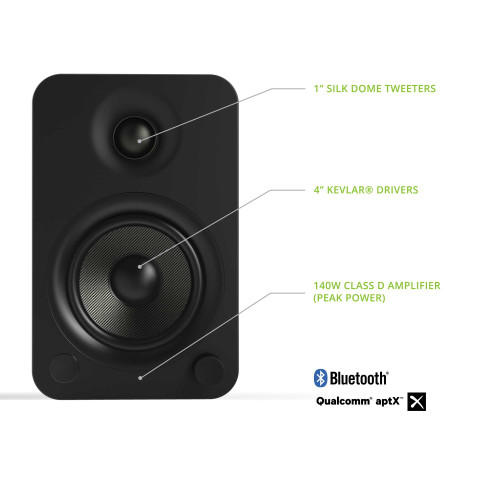 yu-ka！ Kanto YU4 Powered Speakers with Bluetooth, Built-In Phono Preamp
