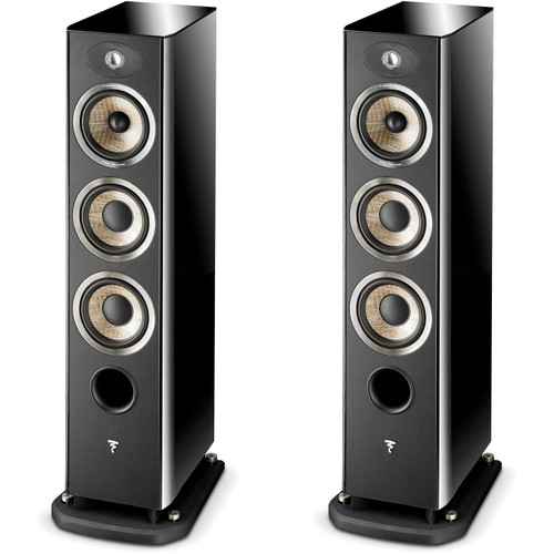 Focal ARIA 926 Black High Gloss 3-Way Floorstanding Audiophile Tower Speaker Pair