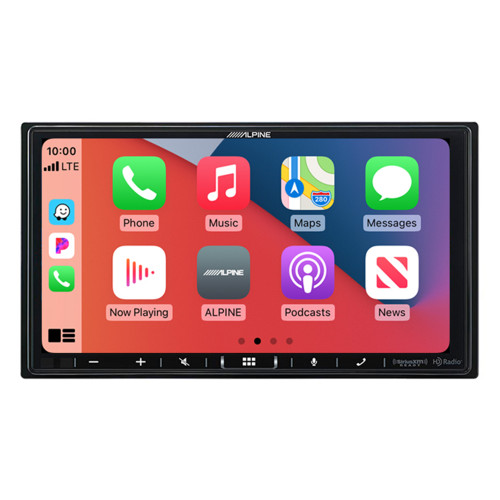 Alpine iLX-407 Shallow Chassis 7-Inch Multimedia Receiver with Apple Carplay and Android Auto - Used Good
