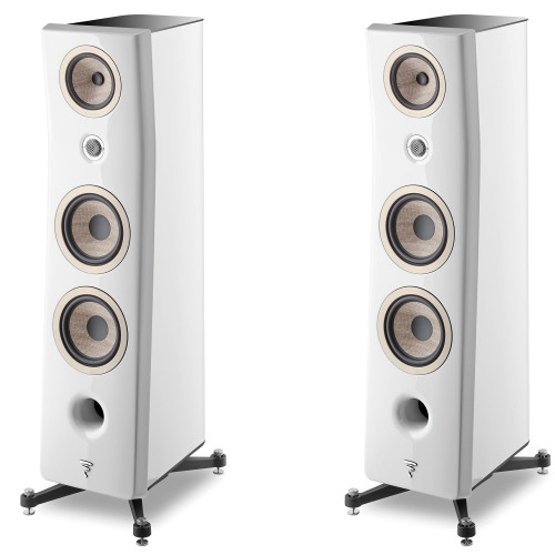 Focal Kanta No3 White Audiophile 3-Way Floor Standing Speaker (Pair)