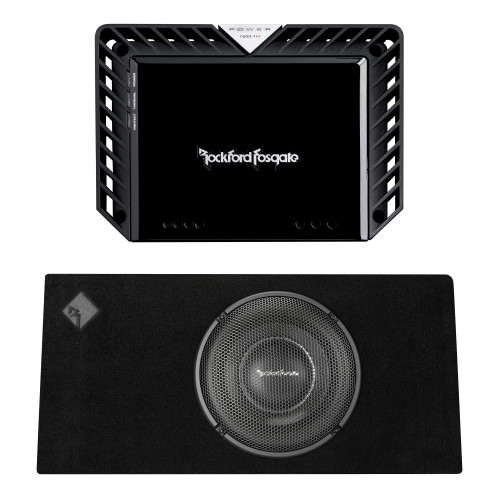 Rockford Fosgate - T1S-1X10P Power Series 10" Sub in a Ported Enclosure with T500-1BDCP Amplifier