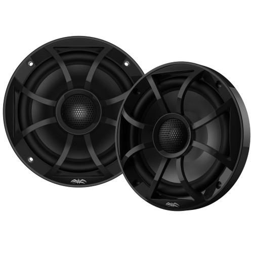 Wet Sounds REFURBISHED RECON 6-BG Recon Series 6.5" Coaxial speakers With Black XS Grille And Cone (Pair)