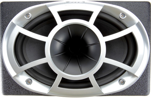 Wet Sounds Refurbished REV 6x9-SM-B REV Series 6x9 HLCD w/ Surface Mountable Roto-mold Enclosure & Grille - Black (pair)