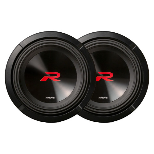 Alpine 2 R2-W12D4 Next-Generation 12" R-Series Subwoofers with Dual 4-Ohm Voice Coils