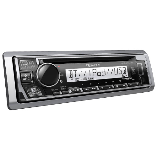 Kenwood KMR-D382BT Marine CD Receiver Compatible w/ Bluetooth