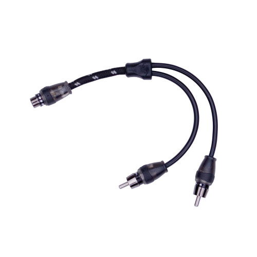 Rockford Fosgate RFITY-1F Premium Y Adapter 1 Female To 2 Male With 6 Cut Connectors - Used, Open Box