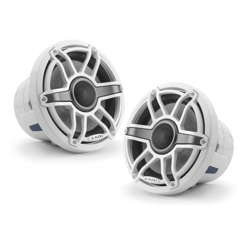 Jl Audio 8 8 Inch M6 Marine Coaxial Speaker System Gloss White Sport Grille Sku M6 0x S Gwgw Open Box Creative Audio