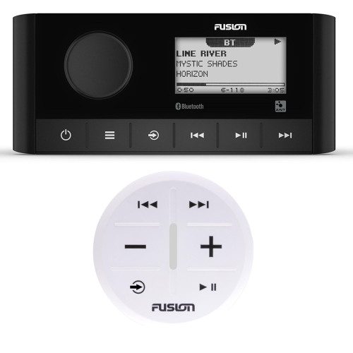 Fusion MS-RA60 Marine Stereo With 2 Fusion ARX70W Wireless Remotes