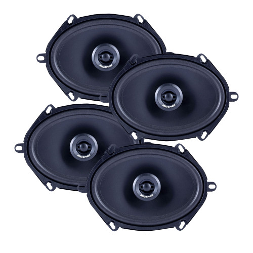 Memphis Audio Speaker Bundle: 2 Pairs of SRX572 Street Reference Series 5X7" Coaxial (2 Pairs)