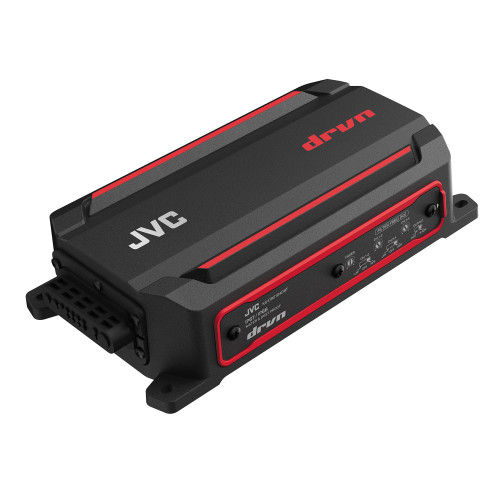 JVC KS-DR2104DBT 4-Channel Compact Digital Amplifier featuring