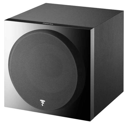 Focal Sub 1000 F - Amplified, Sealed, Compact Subwoofer, Black