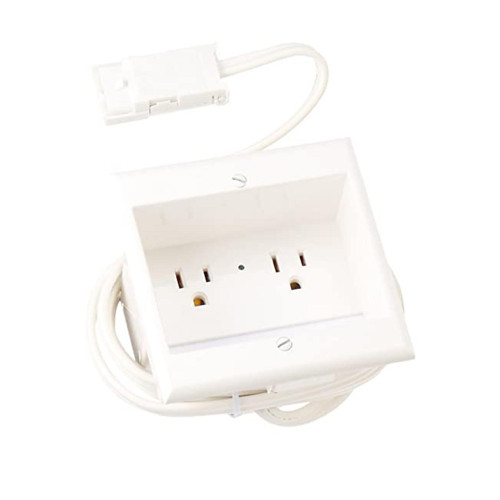 PowerBridge TWO-CK Dual Outlet Recessed In-Wall Cable Management