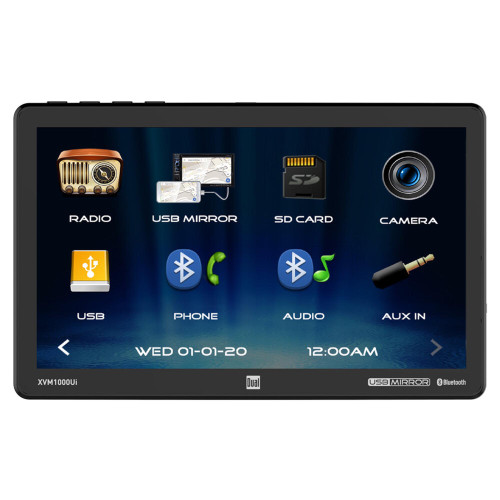 Dual XVM1000UI 10" Digital Media Receiver with Bluetooth - Used Acceptable