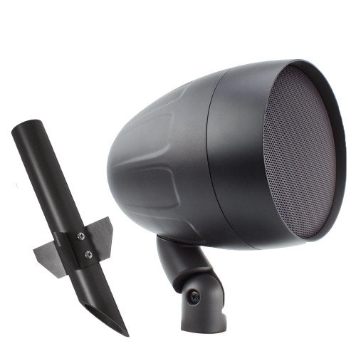 TruAudio Acoustiscape 4.5" Landscape outdoor 2-way speaker, 2.5 - 30 watts, 8ohm / 70v / 100v switchable, includes stake. Sold each.