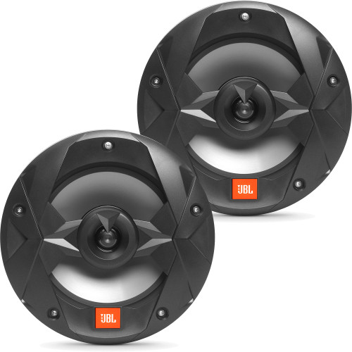 JBL MS8B Marine 8 Inch Two-way Speakers - Pair, Black - Open Box