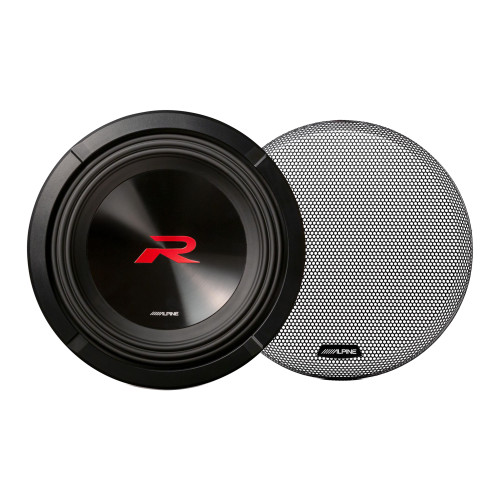 Alpine R2-W10D2 Next-Gen 10" R-Series Subwoofer Dual 2-Ohm with KTE-10G.3 Grill