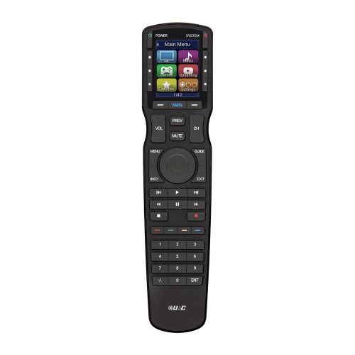 IR/RF Hard Button Remote Control with Color LCD