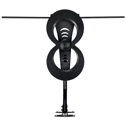 Clearstream® 2MAX UHF/VHF Indoor/Outdoor HDTV Antenna with 20" Mount & Reflector Kit 60+ Miles