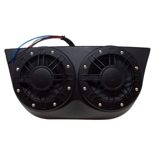 BLUAVE MQAP-B Loaded Enclosed Speaker System with Four 7.0” RGB LED Speakers in Black Enclosure, 400 Watts