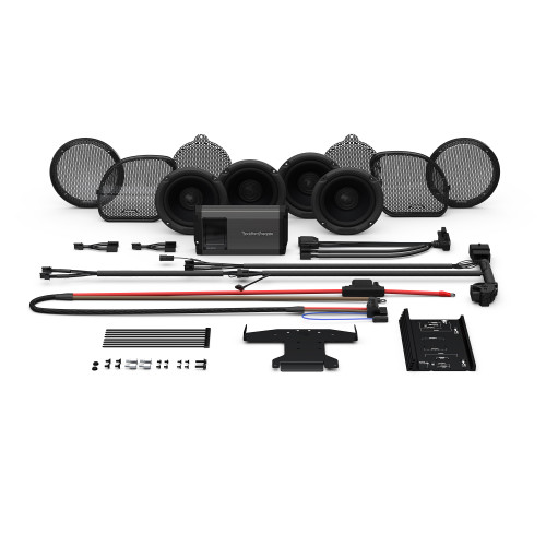 Rockford Fosgate HD14U-STG2 Stage-2 Amplified 2-Speaker M5 Audio Kit Compatible With Select 2014+ Harley Ultra Motorcycles