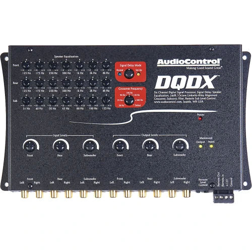 AudioControl DQDX Performance Digital Signal Processor with EQ, Crossover and Signal Delay - Used, Open Box