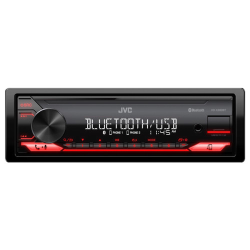 JVC KD-X280BT Digital Media Receiver featuring Bluetooth / USB