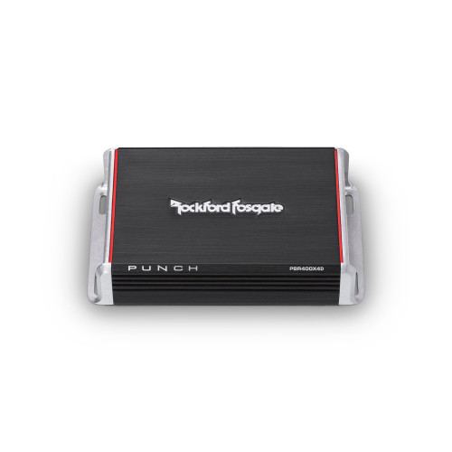 Rockford Fosgate PBR400X4D 4 Channel Amplifier - 50x4 @ 4-Ohm, 100x4 @ 2-Ohm, 200x2 @ 4-Ohm Bridged - Used Very Good