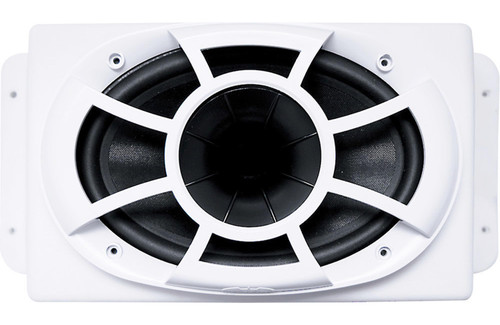Wet Sounds Refurbished REV 6x9-SM-W REV Series 6x9 HLCD w/ Surface Mountable Roto-mold Enclosure & Grille - White (pair)