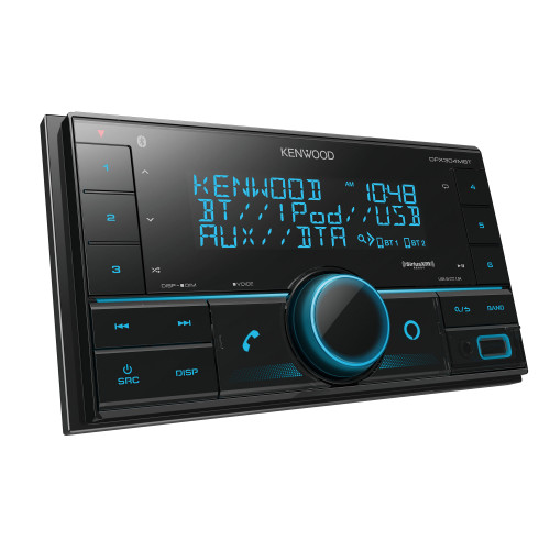 Kenwood DPX304MBT Bluetooth USB Double DIN Digital Media receiver - Used Acceptable