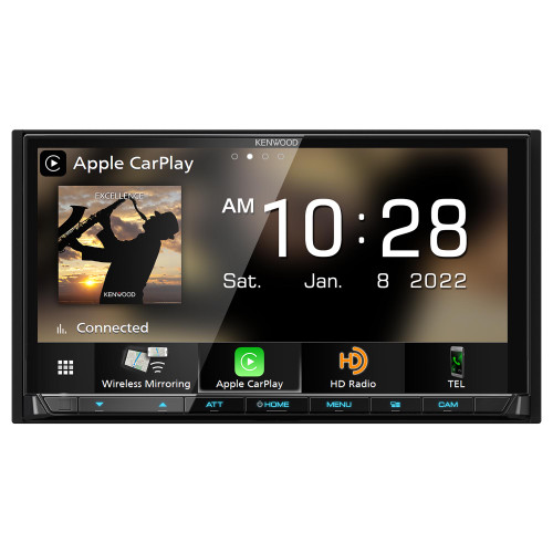Kenwood DMX908S MultiMedia Receiver (No CD) Compatible With Apple