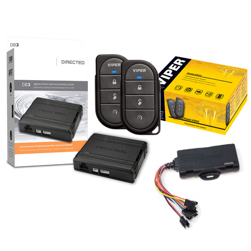 Viper 4105V Keyless Entry Remote Start with Directed DB3 Bypass Interface/Digital Remote Start Module and Viper SmartStart Pro Module