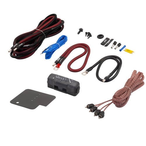 Stinger STXKJW8 Underseat Amplifier 8-gauge Wiring Kit Compatible with Wrangler Unlimited (4-door) 2007-2022 & Gladiator JT 2020-2022