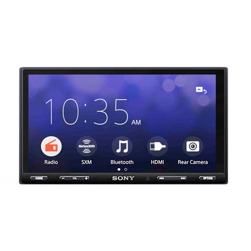 Sony XAV-AX5600 6.95' Digital Media Receiver Compatible with WebLink Cast, Dual USB, Bluetooth, Android Auto, Apple CarPlay - Open Box