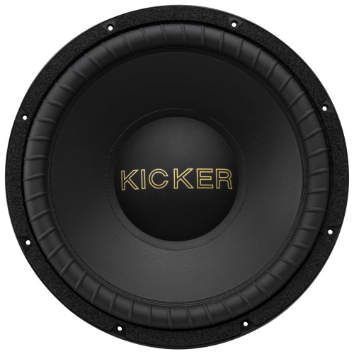 Kicker 50GOLD154 - Kicker 50th Anniversary 15" Comp Gold Subwoofer, Dual Voice Coil, 4-Ohm, 800-Watt RMS