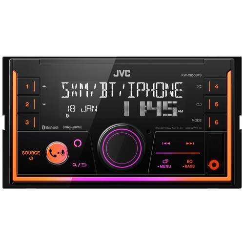 JVC KW-X850BTS 2-DIN CD Receiver featuring Bluetooth® / USB
