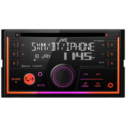 JVC KW-R950BTS 2-DIN CD Receiver featuring Bluetooth® / USB