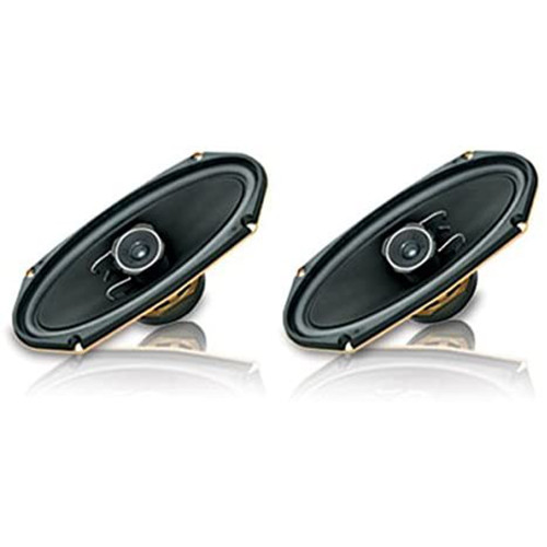 Pioneer TS-A4103 - 4" x 10" - 2-way, 120 W Max Power, IMPP cone Woofer, 1-5/8" Tweeter - Rear Deck Mount Coaxial Speakers (pair) - Used Very Good