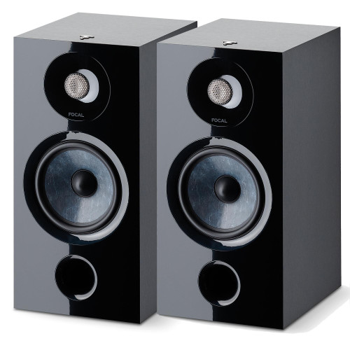 Focal Chora 806 2-way bass reflex bookshelf speakers, Black Pair - Used Very Good