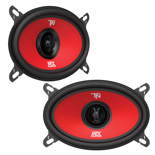 MTX Audio TERMINATOR46 Terminator Series 4x6", 2-Way, 40W RMS 4-Ohm Coaxial Speaker Pair - Used Very Good