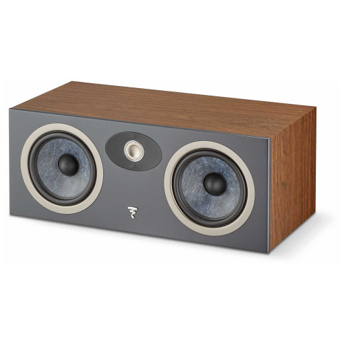 Focal Theva Center - 2-Way Center Channel Speaker with 6.5-Inch Drivers, Sold Individually, Dark Wood - FTHEVACCDW