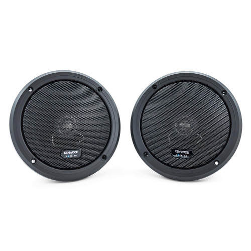 Kenwood XM65R 6.5" Coaxial Speakers, Rear Application, Grilles Included (Ultra), 2-ohm, 150 Watts RMS Power Handling, Water Resistant, Designed for Select 2014+ HD Ultra Motorcycles