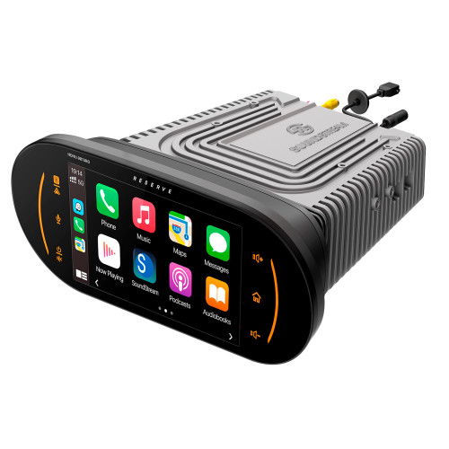 Precision Power HDHU.9813RG Plug & Play Upgrade Headunit with Android Auto and Apple Carplay For 1998-2013 Harley Davidson® Road Glide Only - Used, Open Box