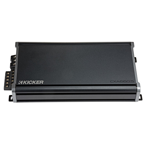 Kicker 46CXA6605 CXA6605 - 4x90-Watt 4-Channel Full-Range Amp w/300-watt Class D Sub Channel - Open Box