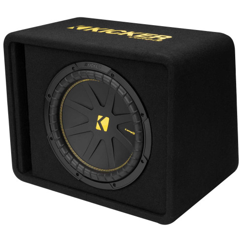 Kicker 50VCWC122 CompC 12-inch Subwoofer in Vented Enclosure, 2