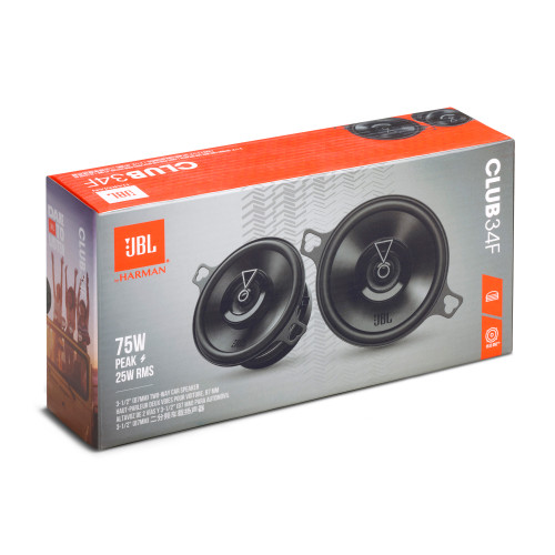 JBL CLUB-34F Club Series 3.5 Two-way Car Audio Speakers, Pair No Grill -  Used Very Good - Creative Audio