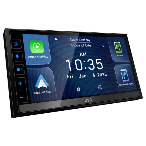 JVC KW-M780BT 6.8" Digital Media Receiver, Capacitive Touch Control Monitor, Apple CarPlay / Android Auto - Used Very Good