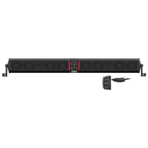 Wet Sounds STEALTH XT 12-B - All-In-One IP67 Weatherproof 300-Watt Amplified Bluetooth 12-Speaker Soundbar With Remote - Black - Used Good