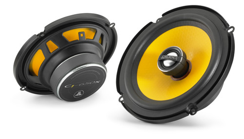 JL Audio C1-650x 6.5-inch (165mm) Coaxial with 0.75-inch (19mm) aluminum dome tweeter - Open Box