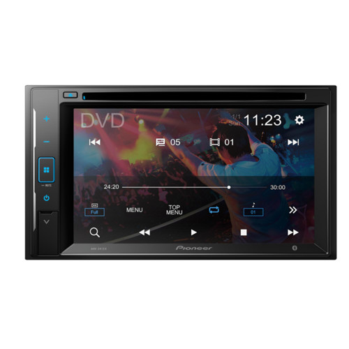 Pioneer AVH-241EX 6.2" - Touchscreen DVD Receiver with Bluetooth and Back Up Camera input compatible with Amazon Alexa - Used Good