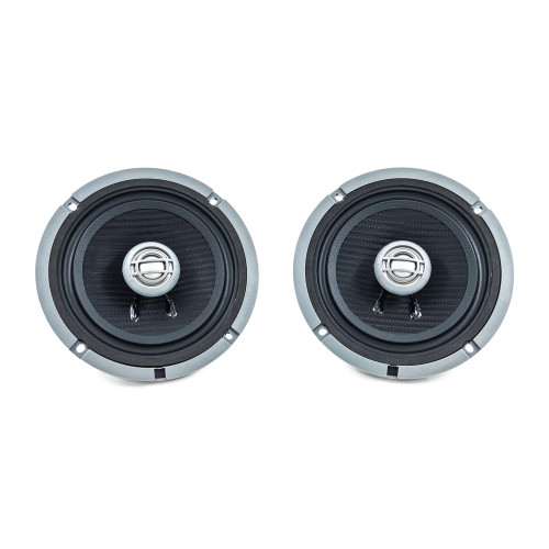 Kenwood XM65F 6.5" Coaxial Speakers, Front Application, 2-ohm, 150 Watts RMS Power Handling, Water Resistant, Designed for Select 2014+ HD Motorcycles, Street Glide Replacement Grilles Included - Open Box